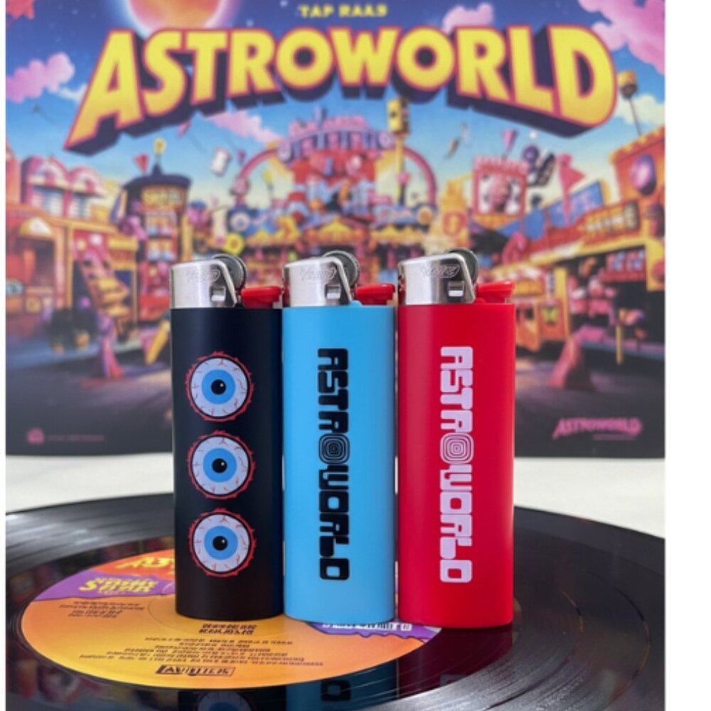 Astroworld Travis Scott Lighter! Brand New Authentic Rare Find! (Set Of 3)